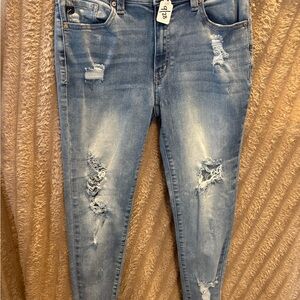 KanCan Light Blue Distressed Skinny Jeans